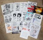 Disney Vintage Lot Movie Ad Pad  Theater Ephemera  Herbie  Dumbo Treasure Island