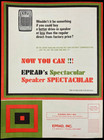 Eprad Vintage Movie Trade Ad 1971 Drive-in Theater Speaker Advertisement