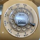 Vintage 1970 s Stromberg Carlson Bell Itt Rotary Dial Tan Desk Phone Tested