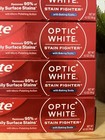5x Colgate Optic White Stain Fighter Toothpaste Clean Mint Paste W  Baking Soda