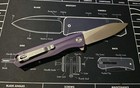 Petrified Fish Pf818 Forward D2 Blade G10 Scales Folding Knife Purple