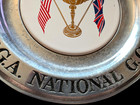 Vtg - 1983 Ryder Cup - Pewter Plate - Pga Tour - Pga National Golf Club Gc