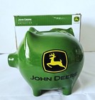 John Deere Piggy Bank Green Farming Collectible Bank