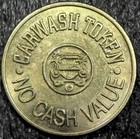 Gold Coin Car Wash - No Cash Value Carwash Token 27mm  c1840 