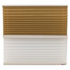 Recpro Rv Day Night Window Shade- White tan- Blackout Stitchbond- Usa Made