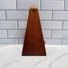 Vintage Seth Thomas Wood Metronome De Maelzel W  Cover Missing Emblem Logo