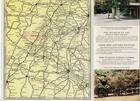 Endless Caverns Brochure   Scenic Route Map Shenandoah Valley Virginia 1940 s