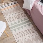 Bohemian Hand Woven Rug Runner Rugs Tassels Area Rug Bathroom Doormat Home Decor