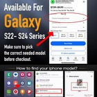 For Samsung Galaxy S25 S24 S23s22  Ultra Shockproof Heavy Duty Clear Case   Clip