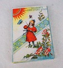 Antique 1895 Sewing Kit Brabants Handy Series Vintage Seamstress Gift For Sewist