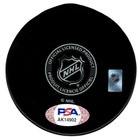 Gilles Villemure Signed Auto Autographed New York Rangers Puck Psa Coa
