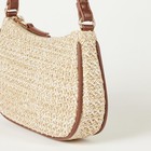 The Drop Women s Melanie Small Shoulder Bag  Natural Straw  One Size