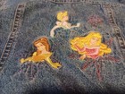 Vintage 90 s Disney Store Princess Jean Denim Jacket Embroidered Kid s Small 4 5