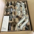 2 Pack Humanscale M8 Monitor Arms Silver gray Desk Clamp Mount