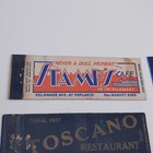 Matchcovers Full Length Lot Of 8 Matchbook Covers Empty