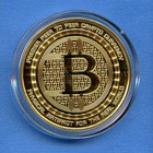 Anonymous Bitcoin 1oz Silver Proof Owl 24k Gold Finish Limited Ed  Crypto  60