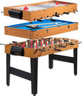 3 In 1 Multi Game Table  48   Foosball Desk W billiards  Soccer  Slide Hockey   