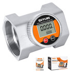 Water Flow Meter 3 Inch Digital Inline Fuel Water Liquid Flowmeter Npt Thread
