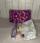 New Clinique 7 Piece Gift Set Bag Cherry Makeup Skincare Samples