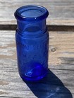 Vintage - Antique Cobalt Blue Bromo-seltzer Emerson Drug Co  Miniature Bottle