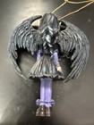 2007 Jasmine Becket Griffith Purple Paper Hearts Strangeling Fairies Ornament