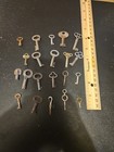 Lot Of 21 Vintage Small Keys  Jewelry Chests Lock Boxes Small Padlocks 