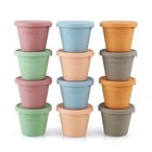 Silicone Baby Food Storage Containers 12 Pack 4oz Bpa Free Multicolor