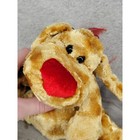 Dan Dee Collectors Choice Plush Dog Tan Brown Spotted Red Nose Ribbon 8 