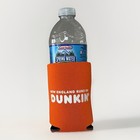Dunkin  Donuts  Bottle    Can Koozie  Bottle And Can Coolers Orange