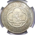1865 Switzerland 5 Francs Schaffhausen Uncirculated Coin