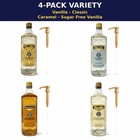 Starbucks Syrup 4 Pack Variety 1l Bottles With Gold Pumps 33 8 Fl Oz