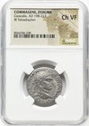 Caracalla 198-217 Ad Tetradrachm  Ngc Commagene Zeugma Roman Empire Silver Coin