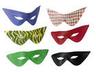 6  Vintage Plastic Cat Masks   Assorted 1960s   For Halloween Or Crafts