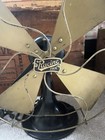 Wow Racine Electric Brass Blade Fan Universal Motor Works Type 123 Table Top
