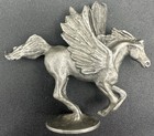 Vintage Pegasus Flying Horse Pewter Figurine Fantasy Mythology