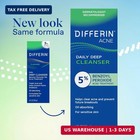 Differin Acne Face Wash With 5  Benzoyl Peroxide  Daily Deep Cleanser By The Mak