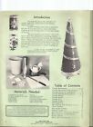 Poured Candles   Trims Craft Booklet Decorate Wax Instructions Vintage 1960s H18