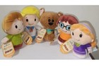 Hallmark Itty Bittys Set Of 5 - Scooby-doo  Shaggy  Fred  Daphne   Velma-nwts 