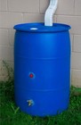 55 Gallon Rain Barrel Recycled Plastic Water Collection Storage System W  Spigot
