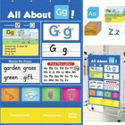 Alphabet Learning Pocket Chart A-bc Flash Cards Wall Chart Educational Game Toys