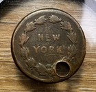 1863 Civil War Token New York - Actual Coin Shown - Free Shipping Inv 116