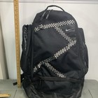 Nike Lacrosse Face-off Black Backpack Travel Bag 24x15x9