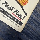  Vintage Smokey Bear Fire Sign