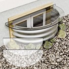 2pcs Polycarbonate Well Covers Outside  Basement egress Window Well Cover  Al   