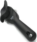 Kuhn Rikon Auto Safety Smooth Touch Can Opener  Lidlifter No Sharp Edges - Black