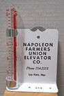 Farmers Union Elevator - Vintage Rain Gauge - Metal   Glass - North Dakota - New
