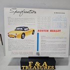 Vintage Original Austin Healey Bug Eye Sprite Advertising Brochure Very Good Con