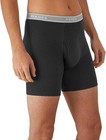 Hanes Men s Underwear Boxer Briefs 6 Pack  Cool   Breathable Cotton  Black gray
