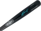 Ken Griffey Jr  Signed Black Louisville Slugger Pro Stock Bat Mariners
