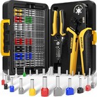 Ferrule Crimping Tool Kit With 24 24 Sizes Hex Crimping Tool Set twin Line 